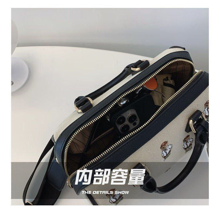 Gobelin Fabric Crossbody Bag – Spacious Design (S1) Code: 1627