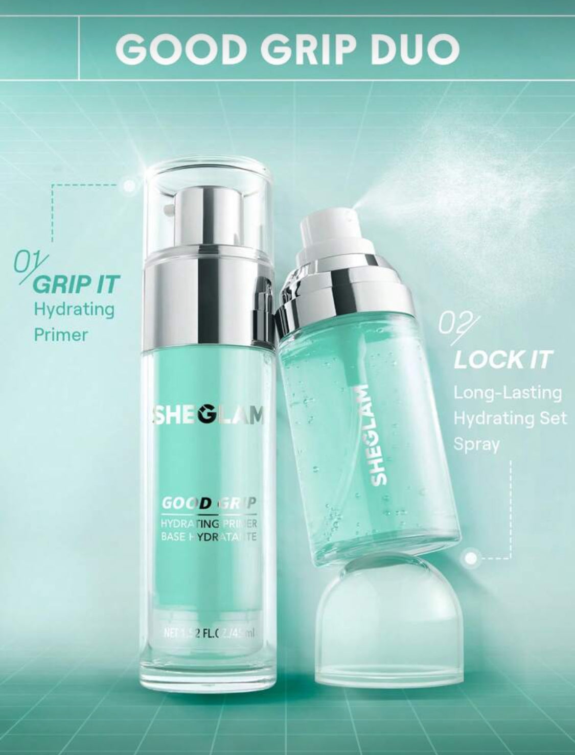 SHEGLAM Good Grip Hydrating Primer & Setting Spray