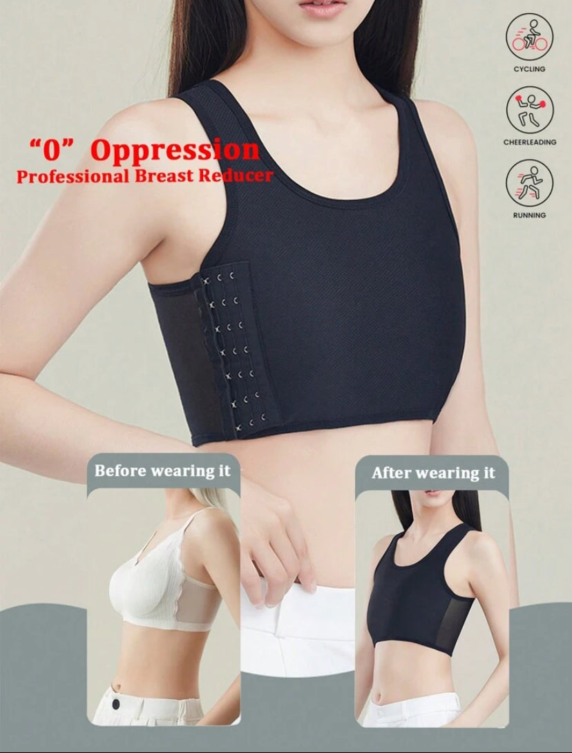 Chest Support Binder Crop Top – Women’s Sports Bustier, Bralette & Yoga Tank - MH1171 - MH1173