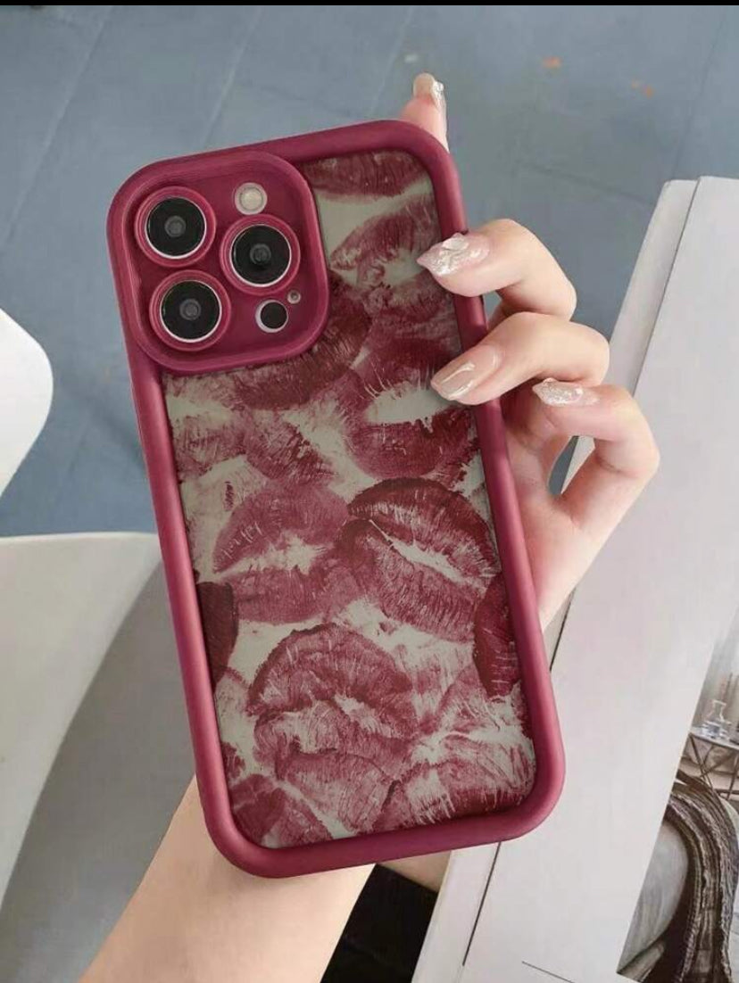 Valentine’s Day Luxury Embossed Soft Silicone Phone Case – Anti-Drop Protective Cover for iPhone 15 Pro