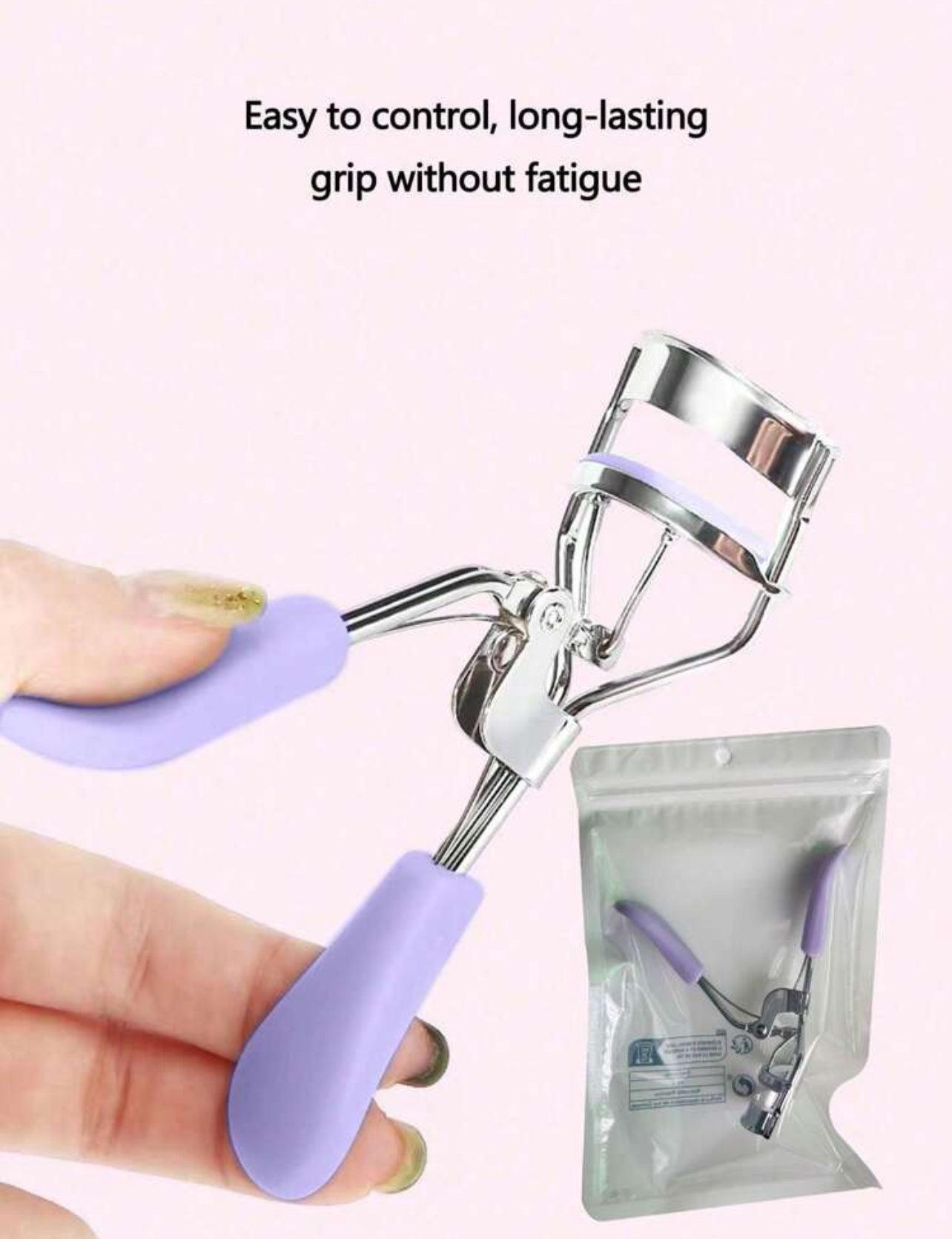 Stainless Steel Eyelash Curler – Gentle & Long-Lasting Lash Lift Tool - MK4041
