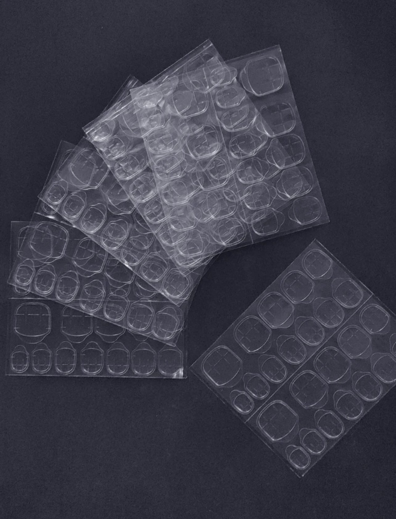 Nail Adhesive Tabs – 6 Sheets | Double-Sided Nail Glue Stickers - DI6061 - DI6064