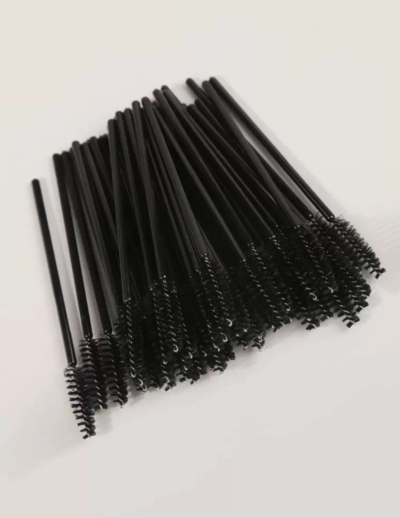 Disposable Eyebrow Brushes – 50pcs Spoolie Wands with Dense Color-Filled Macaroon Bristles - MK4120