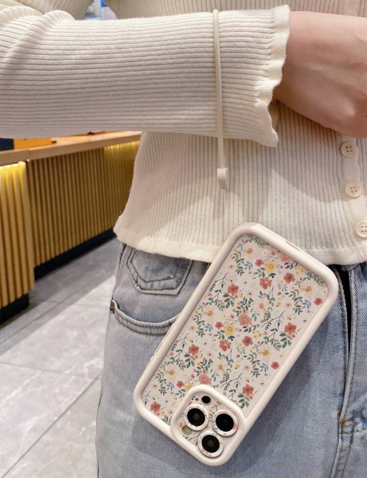 Galaxy A23 Floral Camera Protective Phone Case – Waterproof, Shockproof & Scratch-Resistant