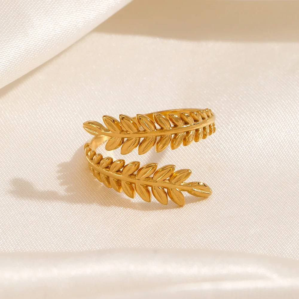 Elegant Pure Stainless Steel Gold Jewelry Set S1