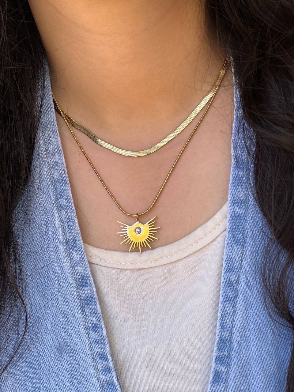 Double Layer Necklace – Pure 316 Stainless Steel S1