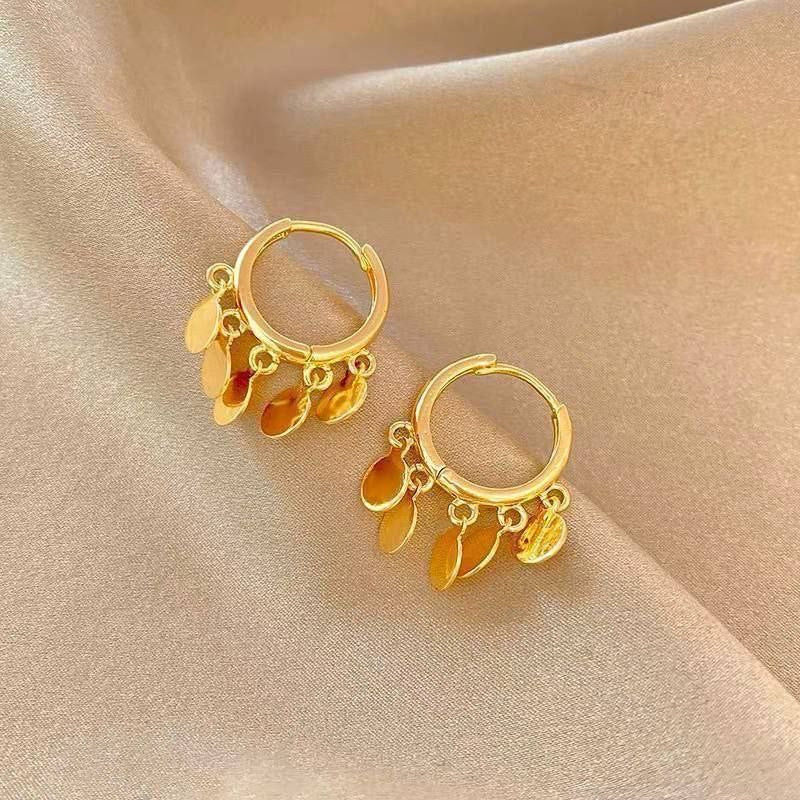 Lightning Bolt Stud Earring – Chinese Gold Finish S1
