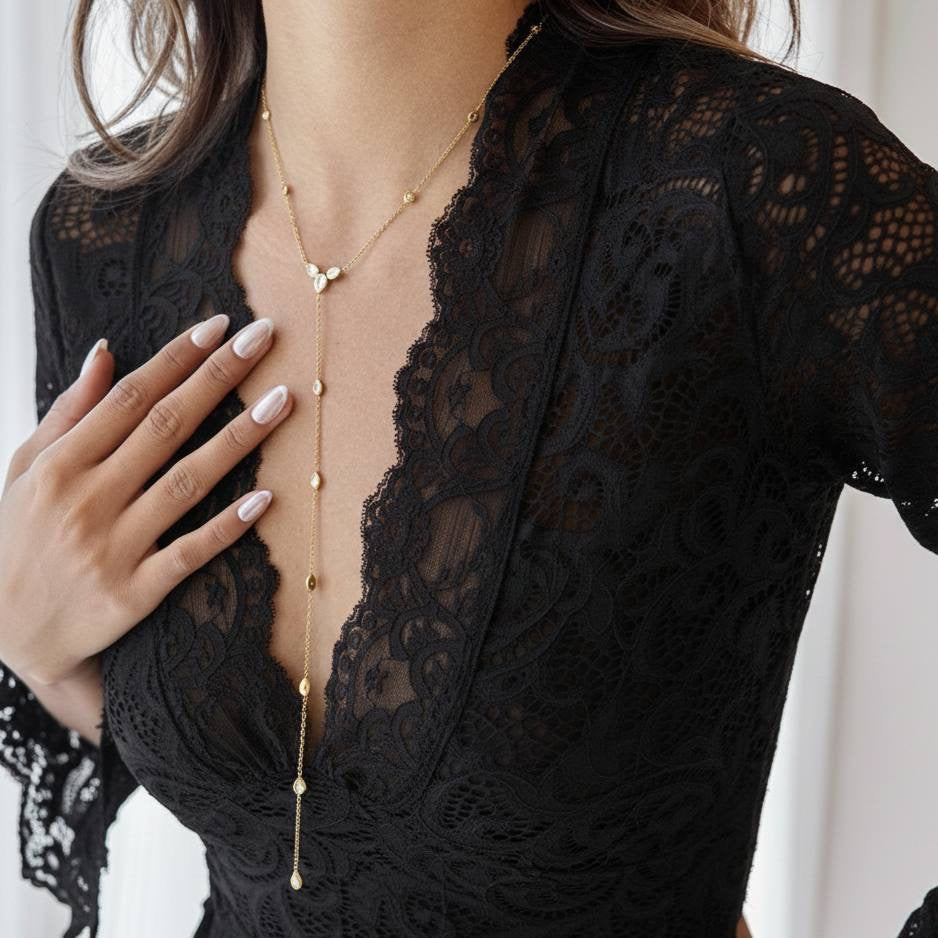 Long Chain Double Layer Necklace – Pure 316 Stainless Steel S1