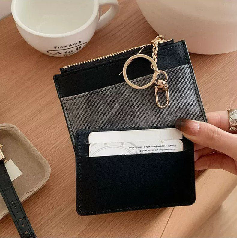 Infinity Trendy Denim Slim Card Holder with Zipper & Bag Clip S1 code : 1719