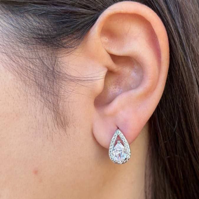 Gold Plated Stud Earrings – Chinese Gold (Pair) S1