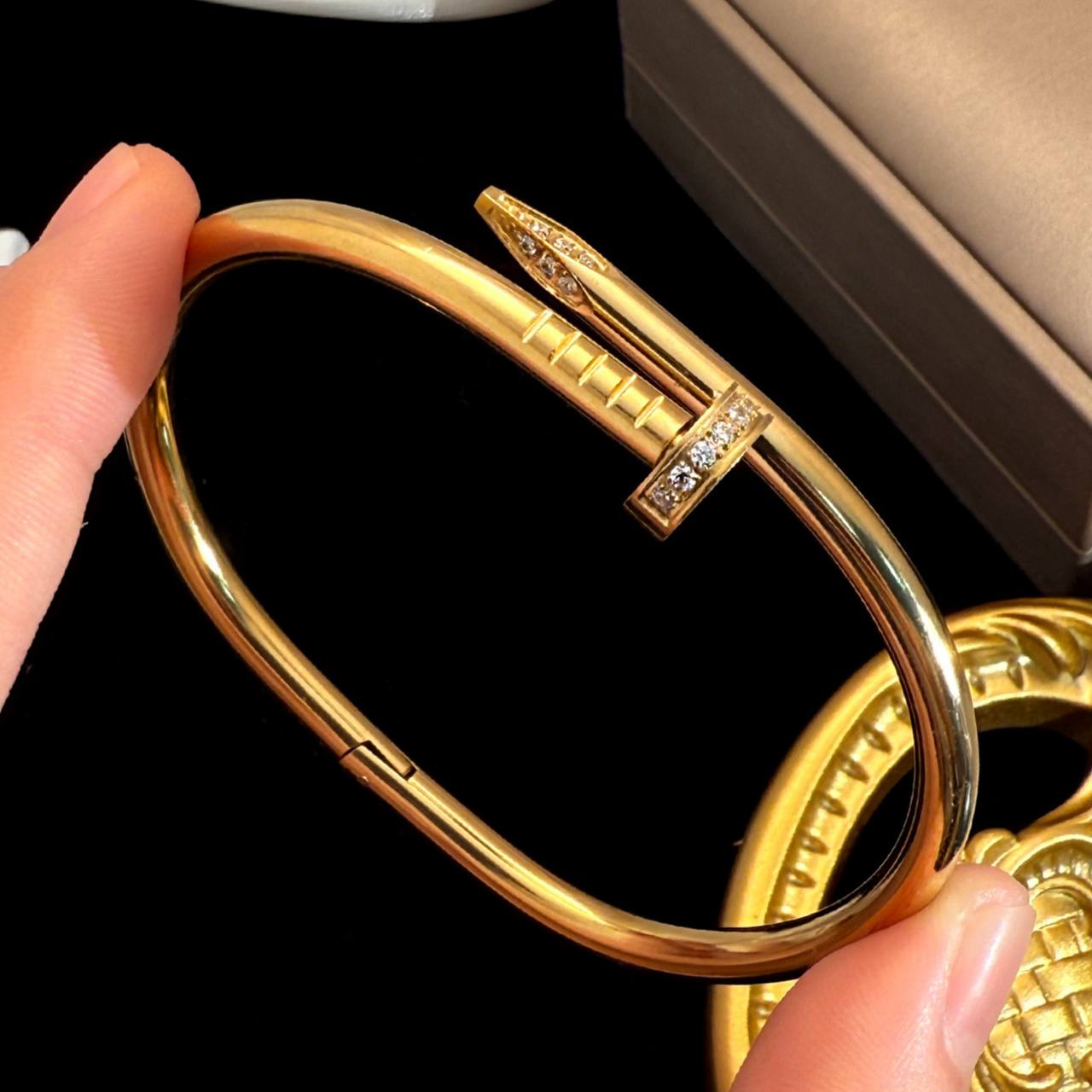 Stud Surah Pendant – Pure Stainless Steel with Stones (Single Piece) S1