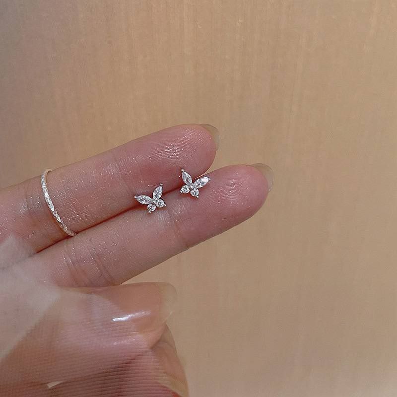 Bar Back Piercing – Pure 316 Stainless Steel with Zircon Stones S1