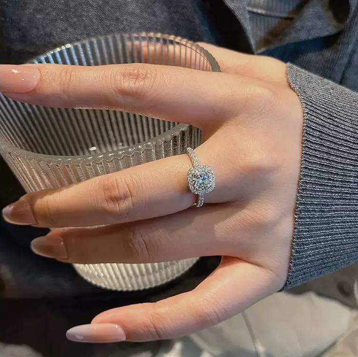 Pandora Square Ring – Infinity Design with Zircon Stones – Chinese Gold | Free Size S1