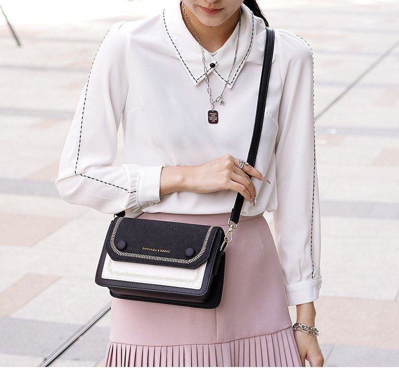 Shein Crossbody Bag – Premium Leather | Two Adjustable Straps S1 Code : 1242