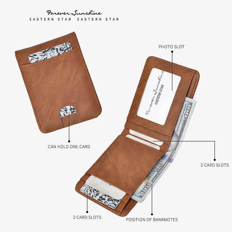 Compact Men’s Leather Wallet – Premium Quality & Smart Design S1