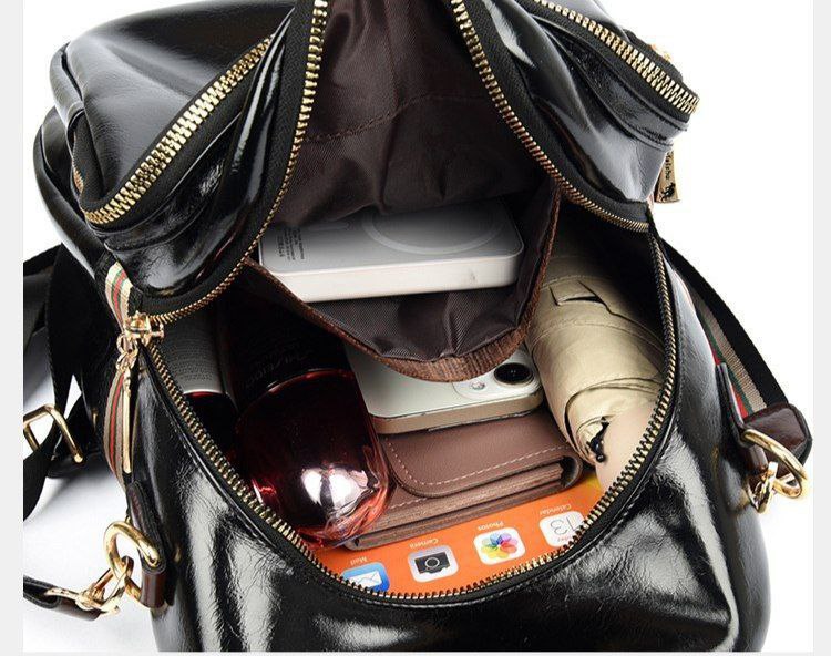 “Elegant Mood” Backpack & Shoulder Bag – Premium Leather S1 (Code: 1719)