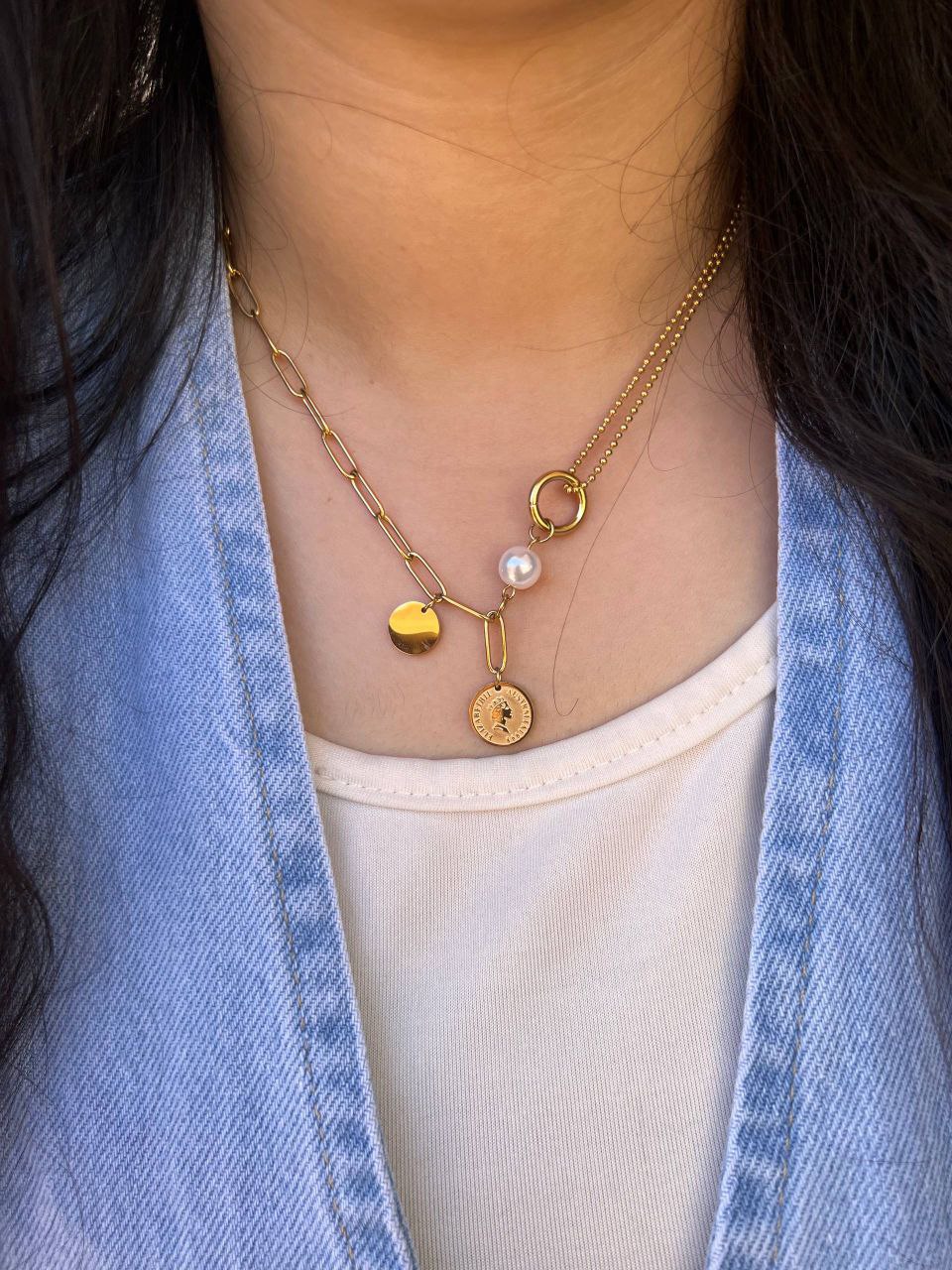 Queen Stainless Steel 316 Necklace – 45 cm S1