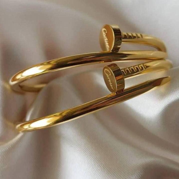 Cartier Nail Bracelet – Pure Stainless Steel, Size 18 S1