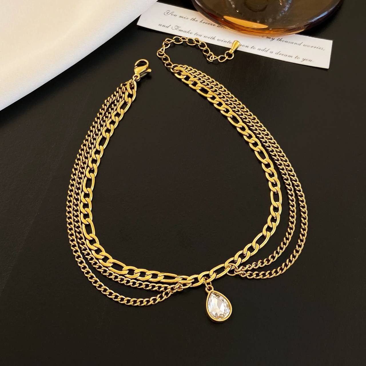 Pure 316L Stainless Steel Anklet – Adjustable S1