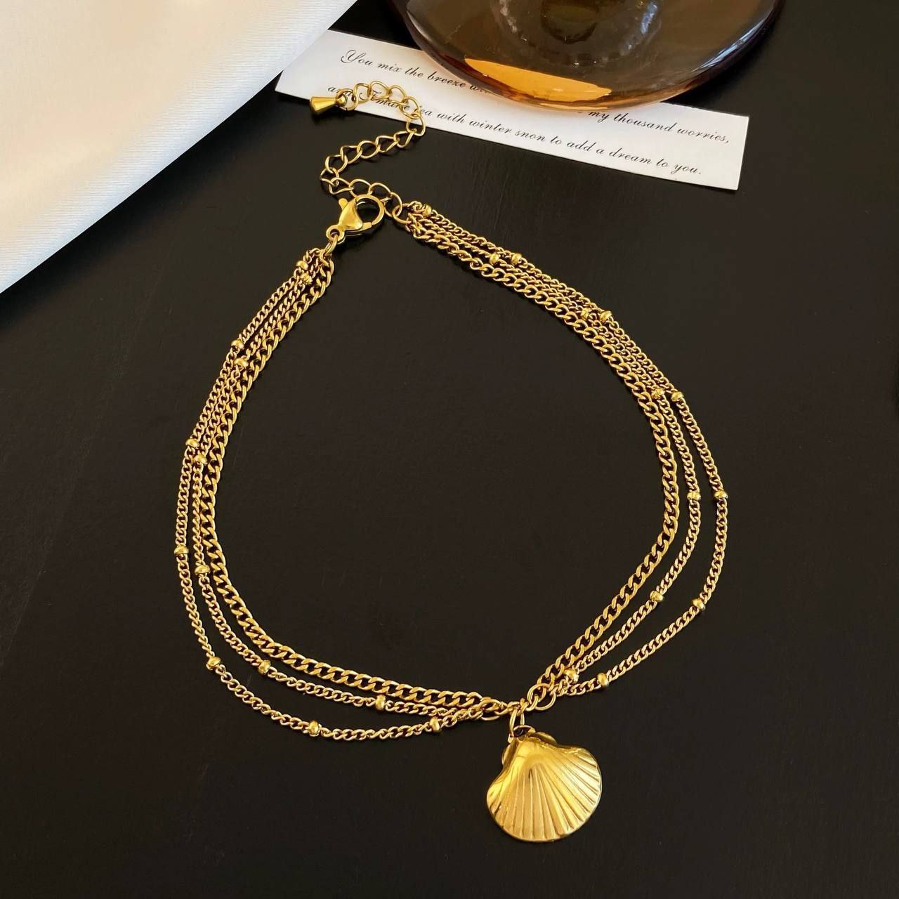 Pure 316L Stainless Steel Anklet – Adjustable S1