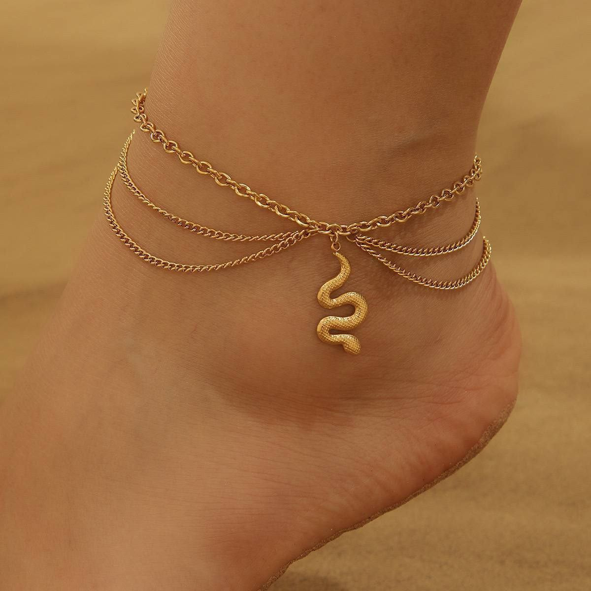 Pure 316L Stainless Steel Anklet – Adjustable S1
