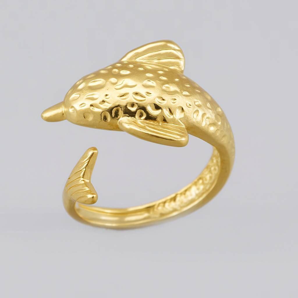 Free-Size 316L Pure Stainless Steel Ring S1