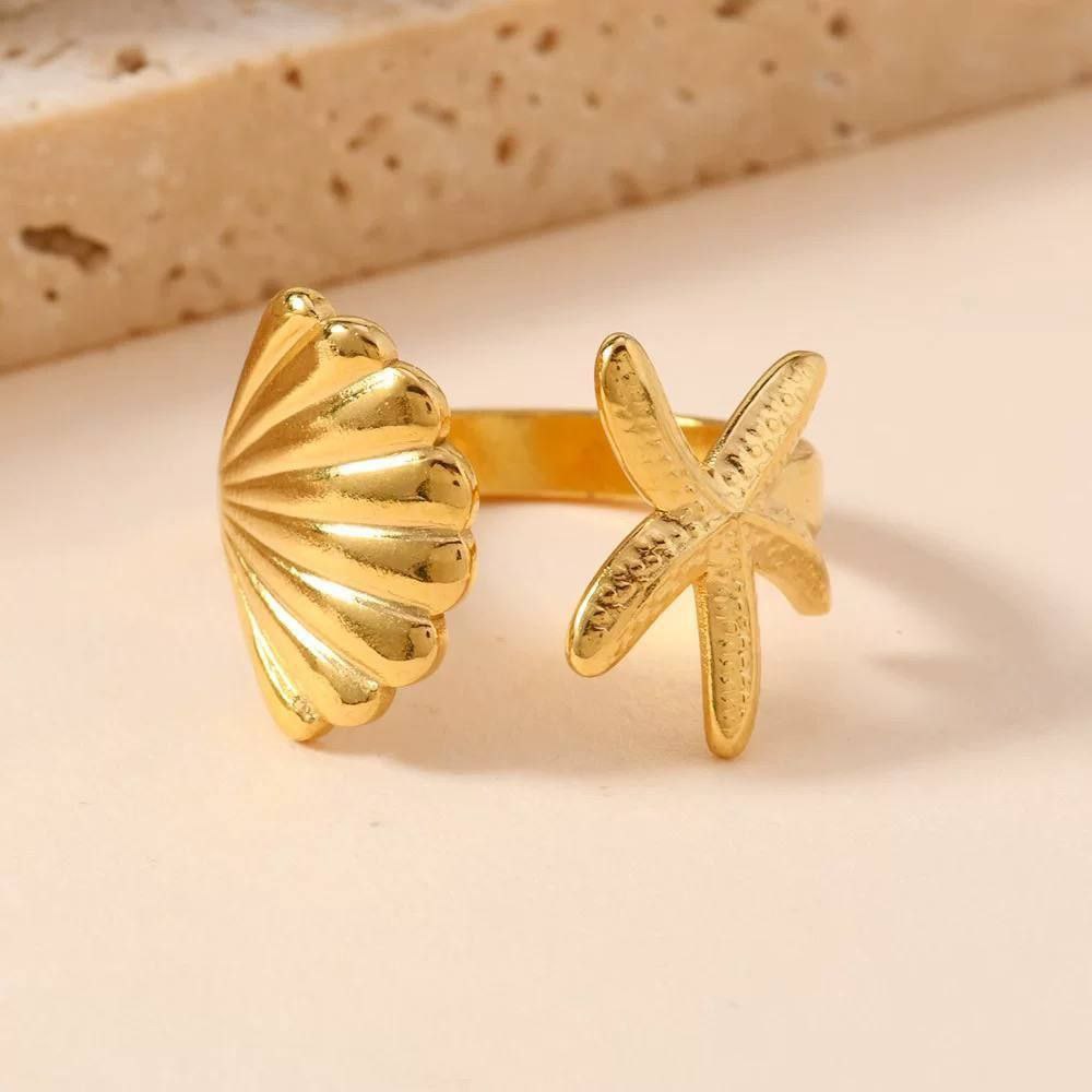 Free-Size 316L Pure Stainless Steel Ring S1