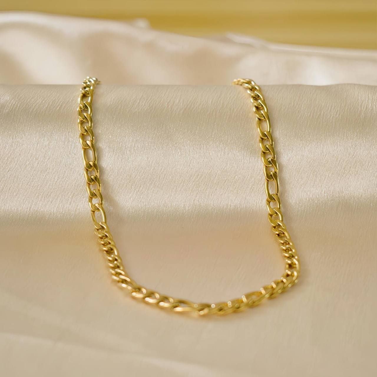 316L Pure Stainless Steel Necklace – Gold Plated S1