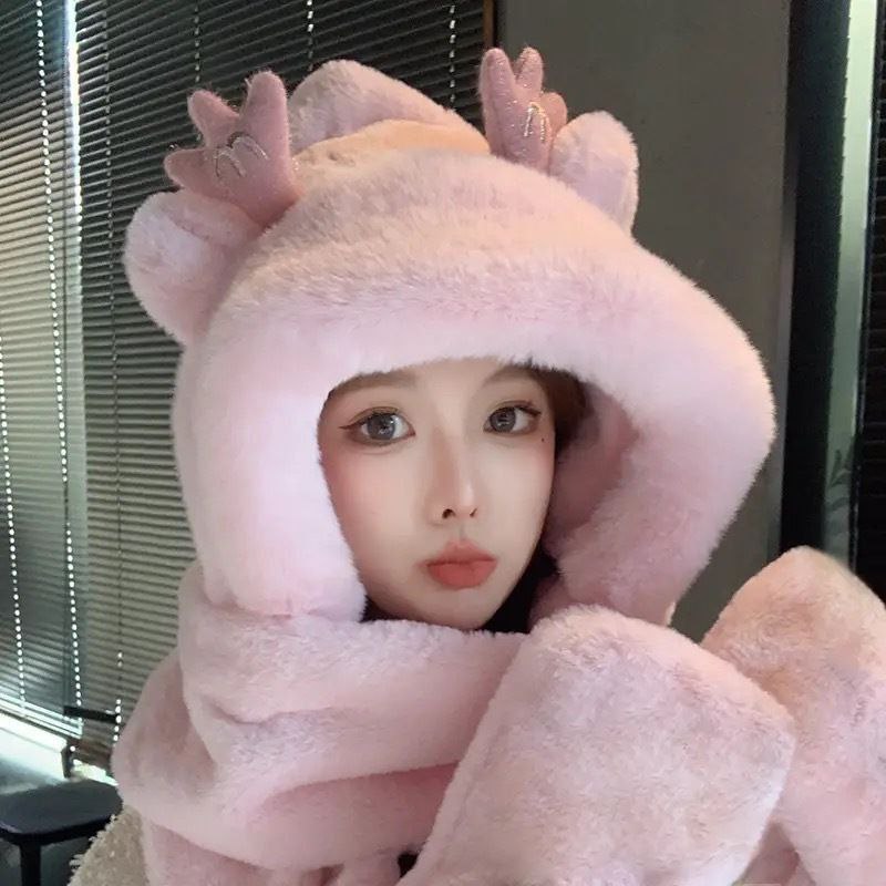 in-1 Ice Cap and Scarf with Hand Warmer Pocket S1 – Code M2700