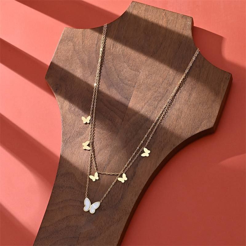 Double-Layer Butterfly Pure Stainless Steel 316 Chain S1