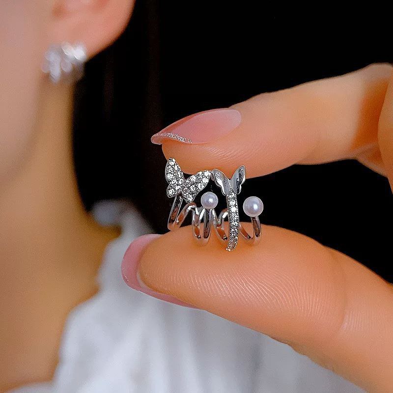 Twisted Column Hoop Earrings Silver 925 Chinese Gold S1