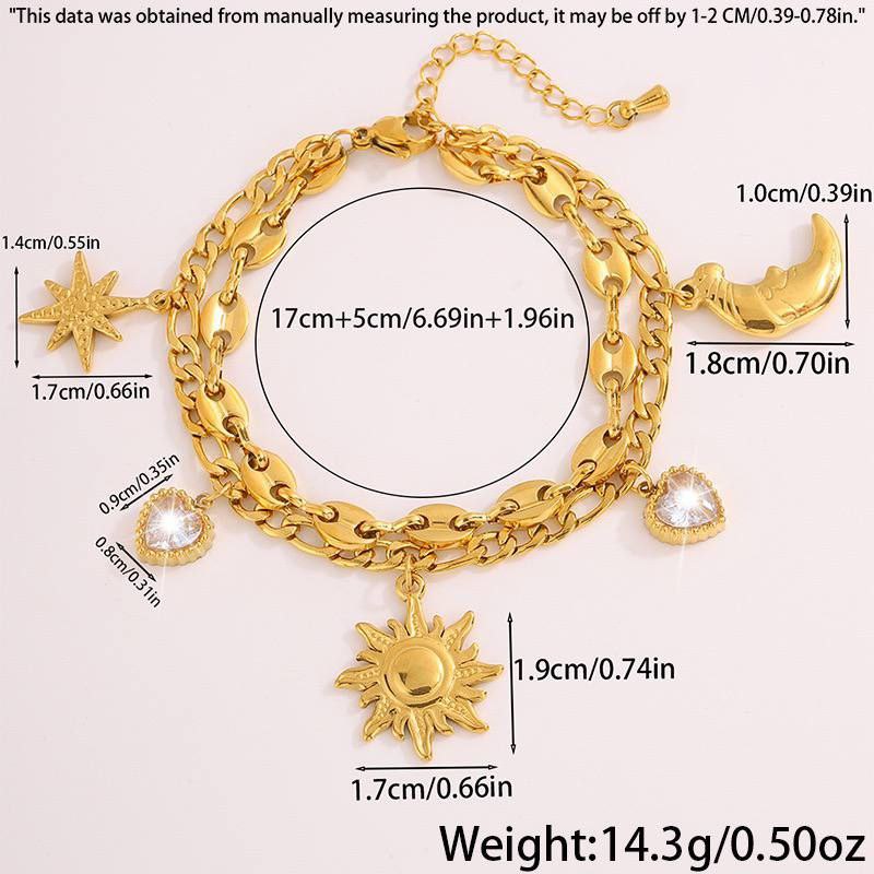 Double Layer Bracelet Stainless Steel 316 S1