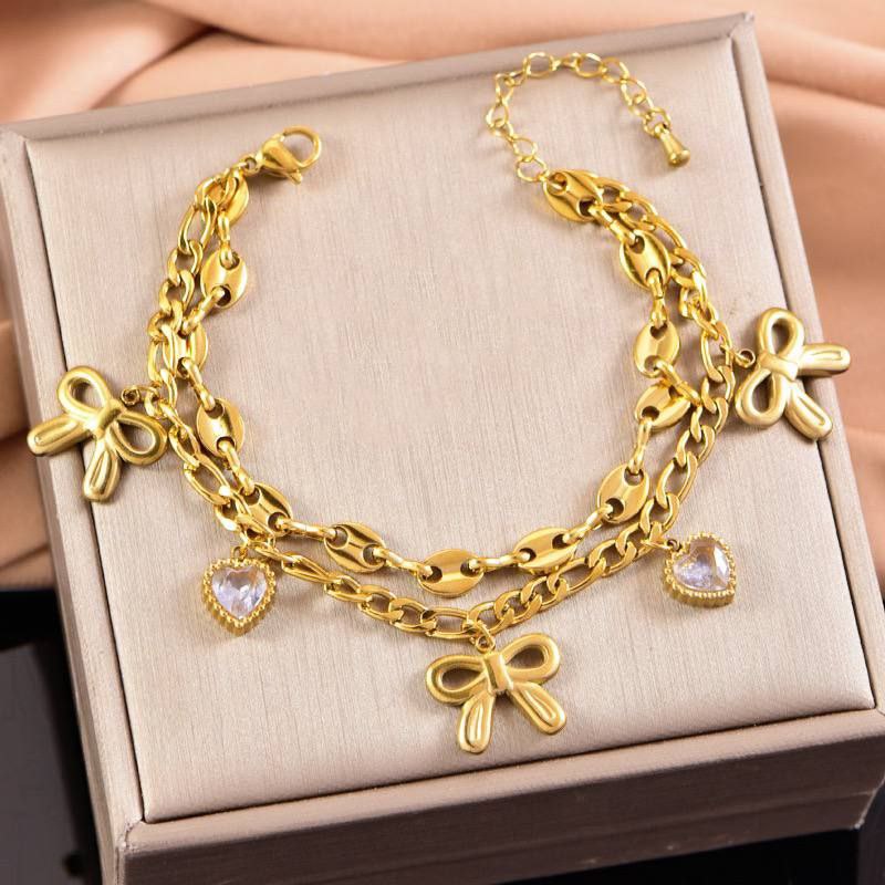 Double Layer Bracelet Stainless Steel 316 S1