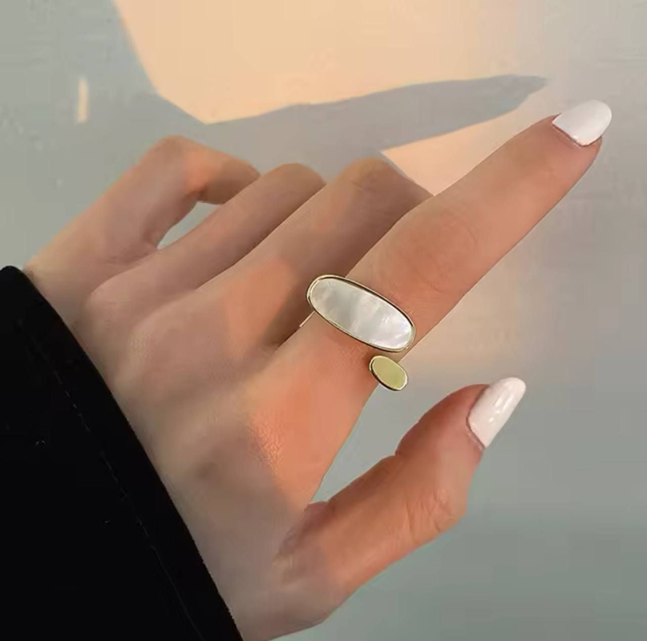 Heavy Stainless Steel Ring – Pure 316, Real Gold Plated S1