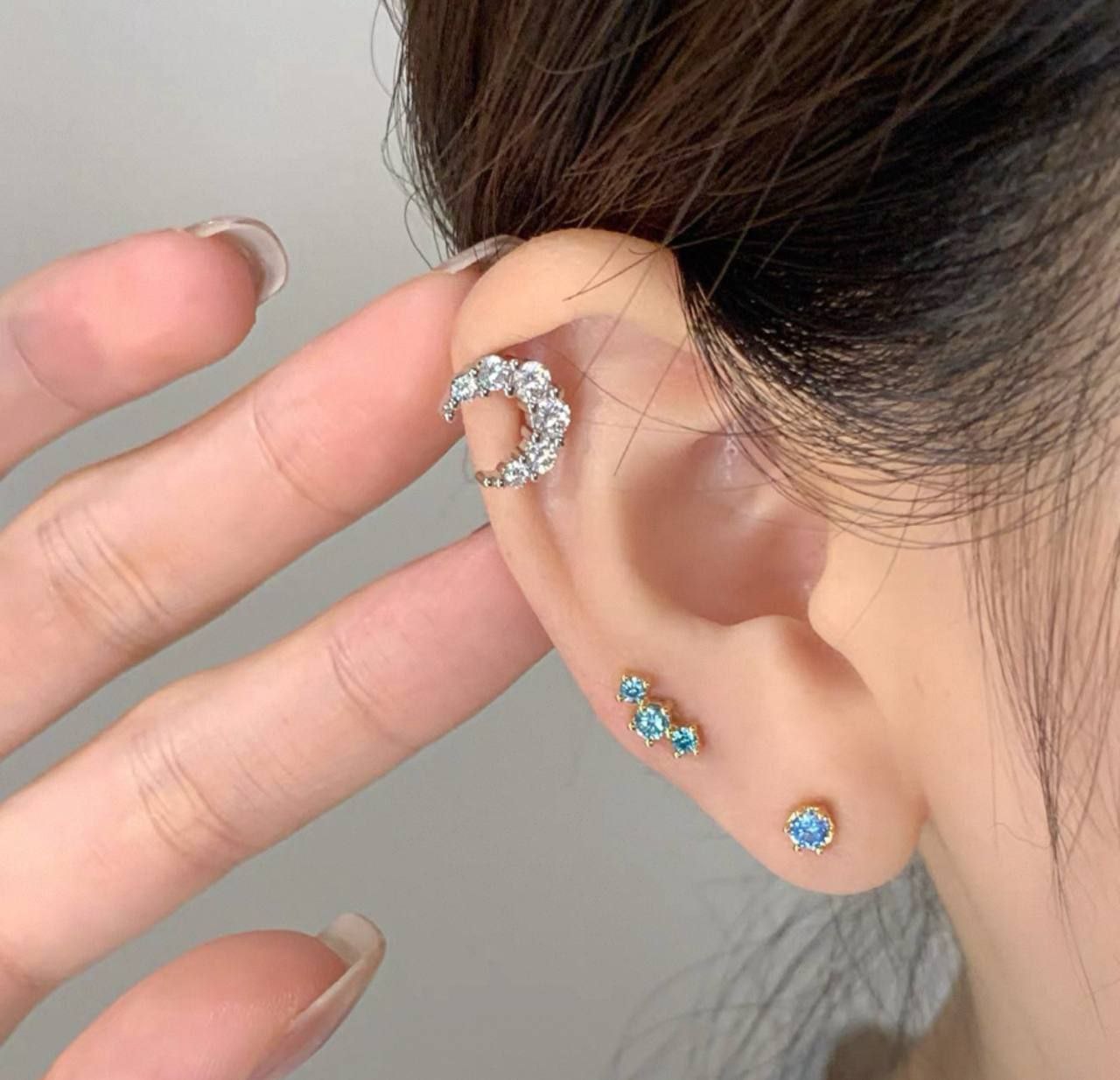 Ball Back Zircon Piercing – Stainless Steel 316 S1