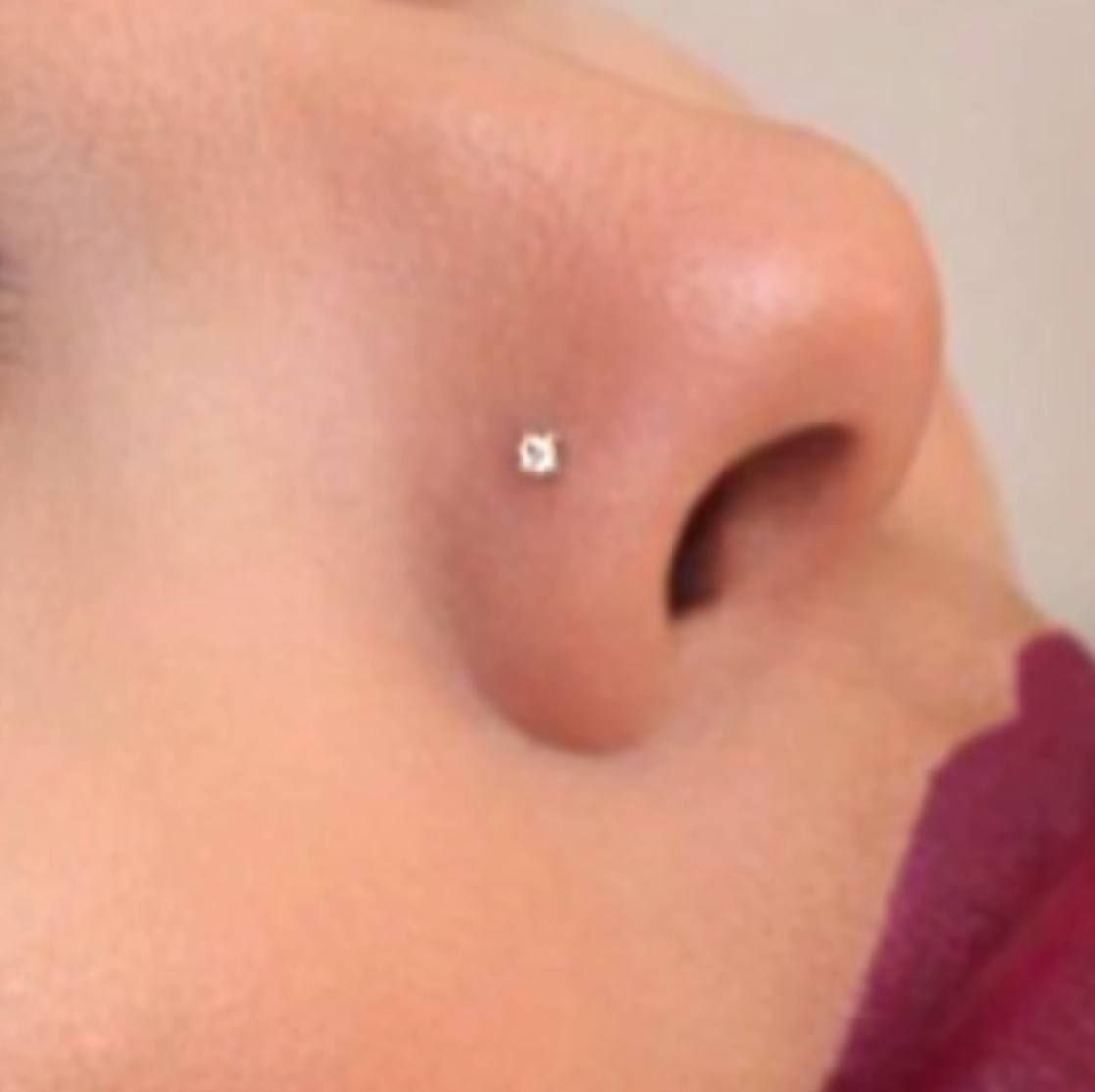 Nose Piercing Stainless Steel L-Shaped S1