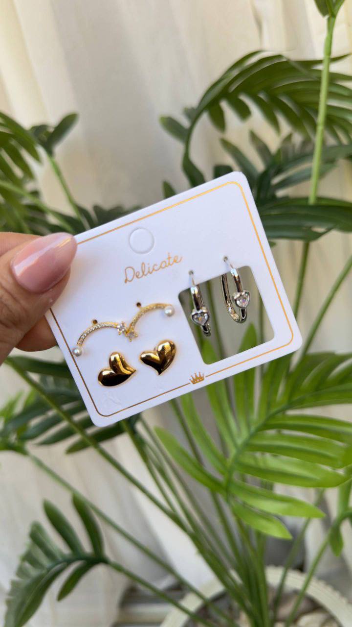Chinese Gold Earring Card S1