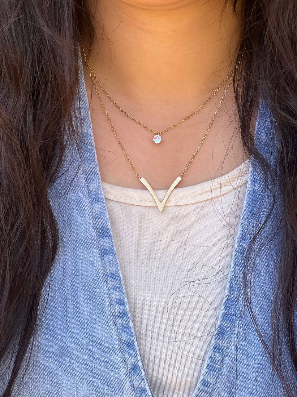 Double-Layer Necklace – Pure 316 Stainless Steel S1