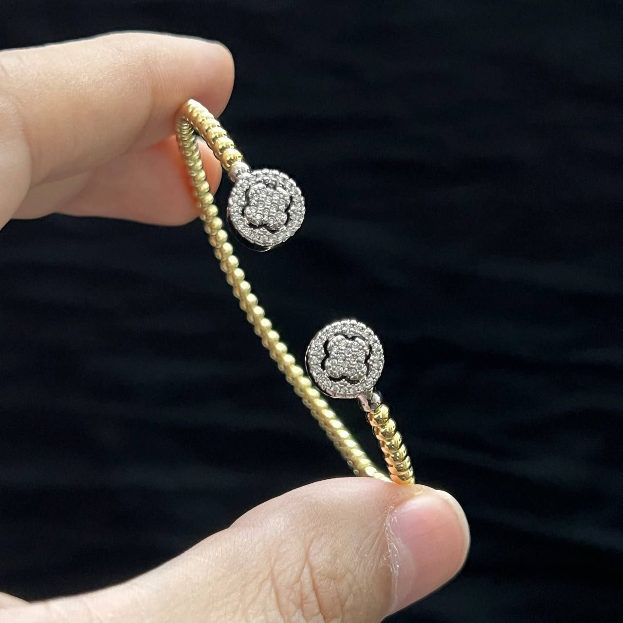 Gold Plated Zircon Bracelet S1