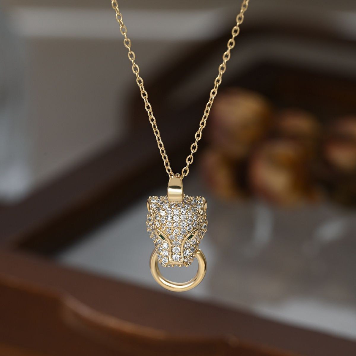 Pure 316 Stainless Steel Necklace with Zircon Stones S2