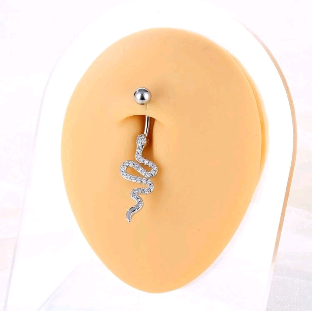 Snake Belly Button Earring