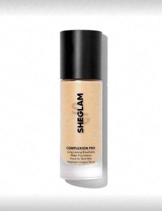 SHEGLAM Long-Wear Matte Foundation – Oil Control & Full Coverage