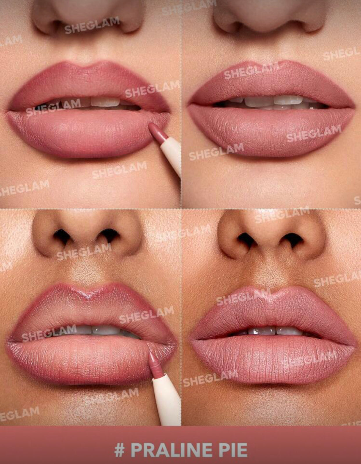 SHEGLAM Glam 101 2-In-1 Matte Dual-Ended Lip Liner & Lipstick