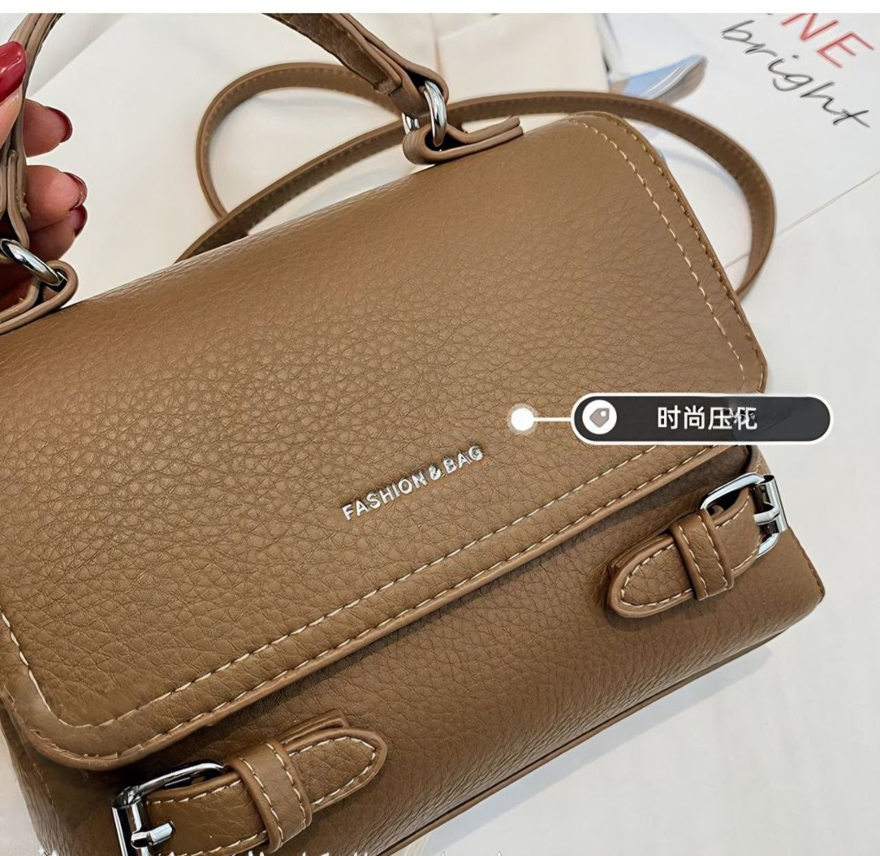 Imported Leather Crossbody Bag – Premium Finish s1 Code: 1624