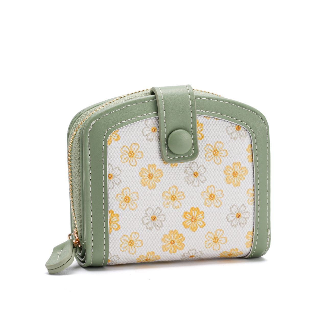 BloomCharm Wallet – Trendy Floral Elegance S1  Code :1-2