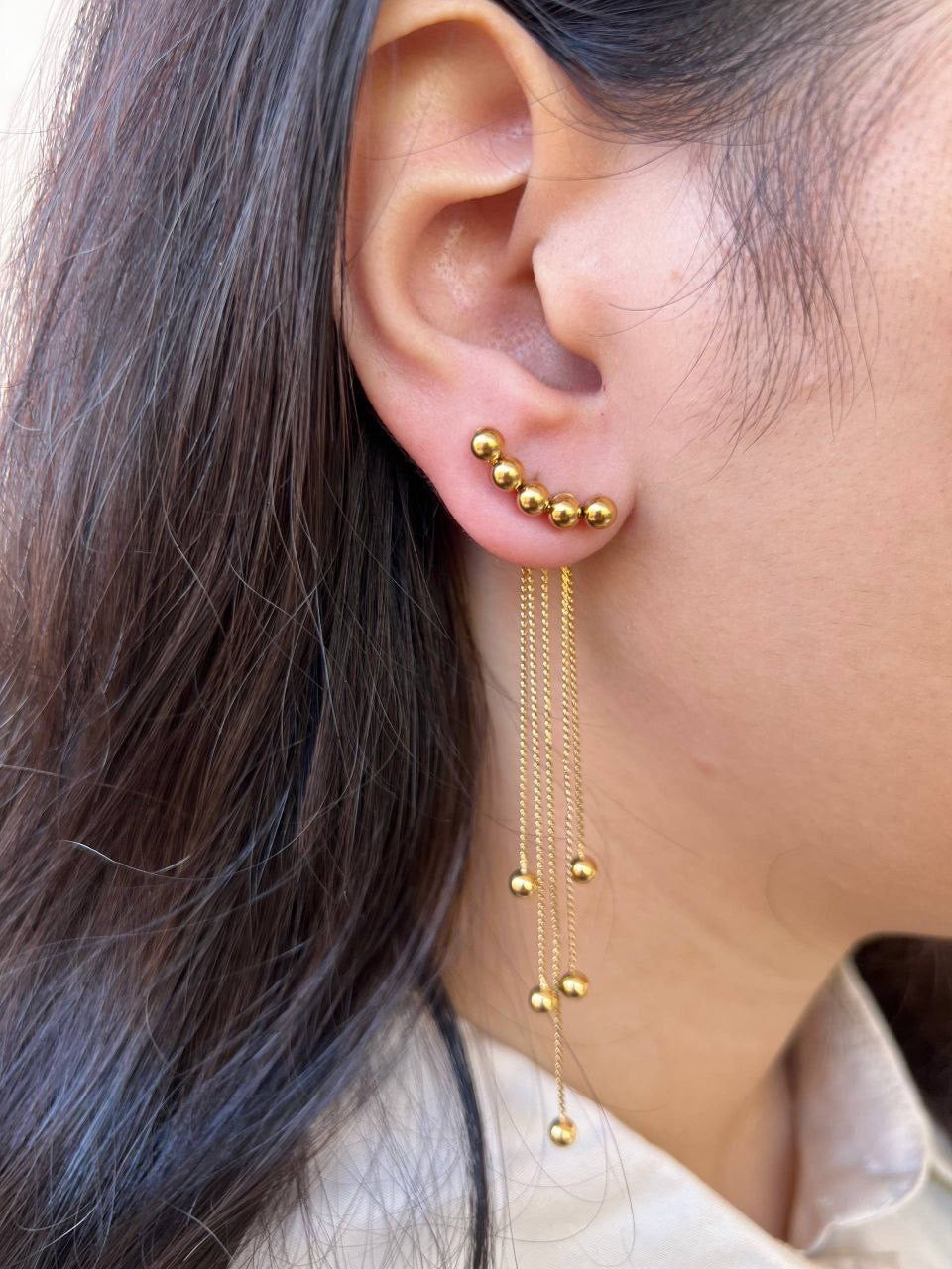 Screw-Back Hoop Earring – Pure 316 Stainless Steel S1