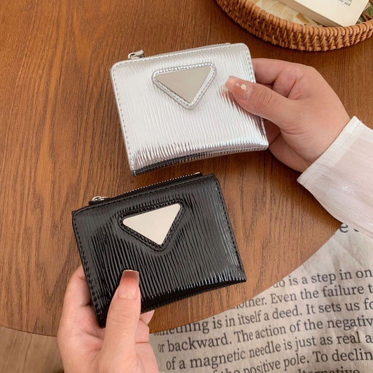 SleekMetal Wallet – Trendy Shiny Shein-Inspired Design S1  Code: 1-3