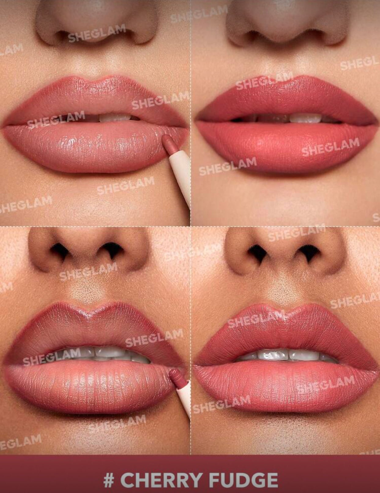 SHEGLAM Glam 101 2-In-1 Matte Dual-Ended Lip Liner & Lipstick