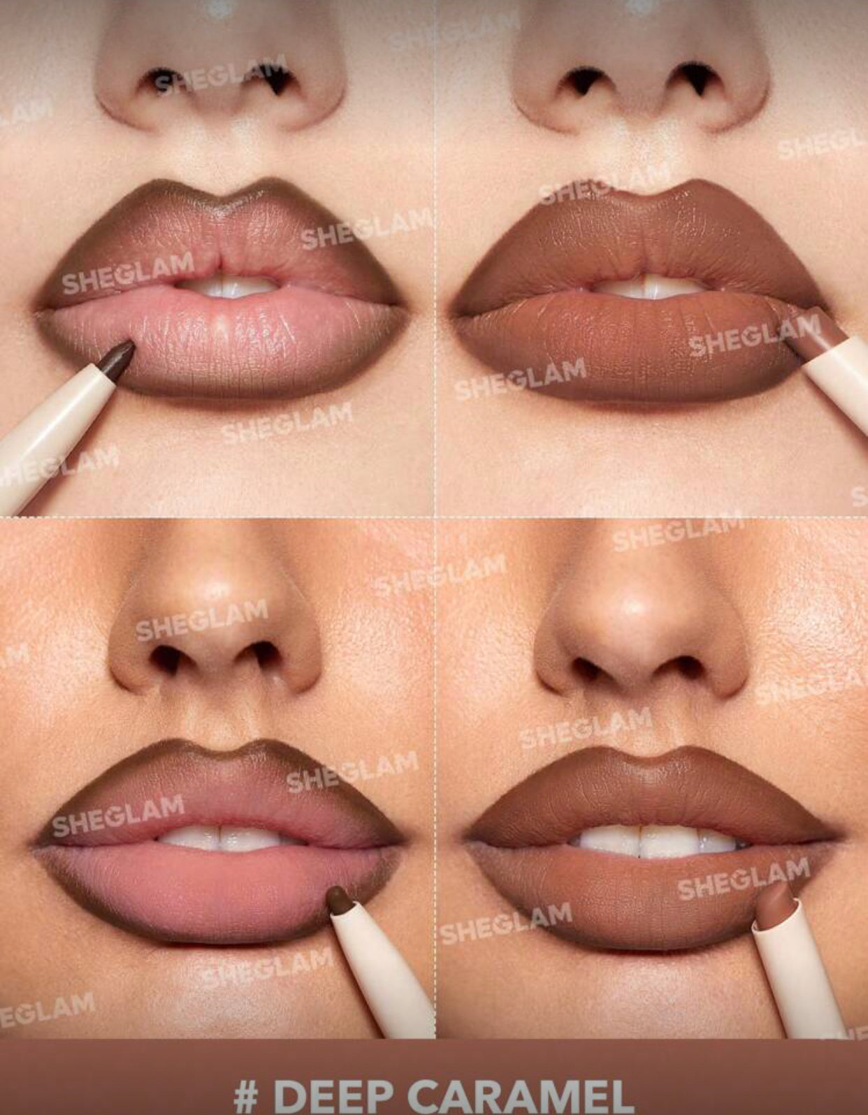 SHEGLAM Glam 101 2-In-1 Matte Dual-Ended Lip Liner & Lipstick