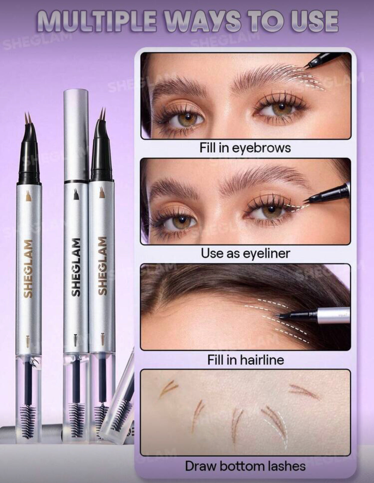 ‏SHEGLAM Real Flow Eyebrow Pencil